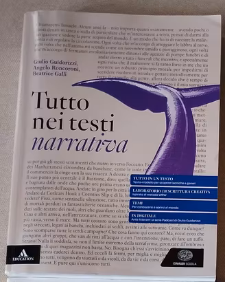 Libro 1a superiore TUTTO NEI TESTI NARRATIVA