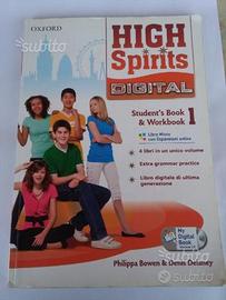 Libro di inglese High Spirits Digital 1 usato