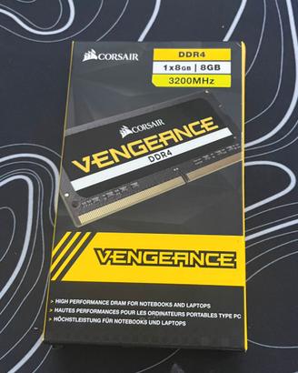 Corsair Vengeance SO-DIMM DDR4 3200 MHz CL22 8GB