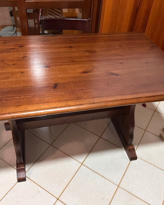 Splendido tavolo rettangolare in legno massello