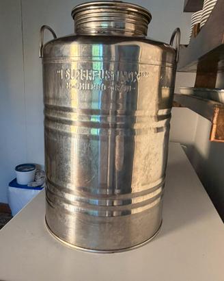 Contenitore Olio acciaio inox 18/10 50L