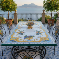 TAVOLO IN PIETRA LAVICA MIS. 200X100 CM. IN ITALIA