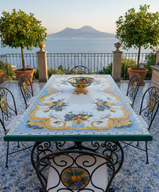 TAVOLO IN PIETRA LAVICA MIS. 200X100 CM. IN ITALIA