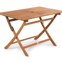 Tavolo da esterno 120x70 in legno di acacia Fieldm