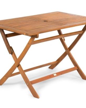 Tavolo da esterno 120x70 in legno di acacia Fieldm