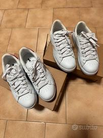 Set 2 Sneakers DIADORA n. 36 Bianche Rosa/Azzurro