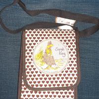 Borsello vintage girl bag Sarah Kay,borsa anni 80