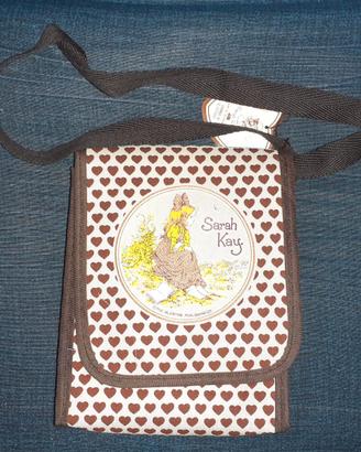 Borsello vintage girl bag Sarah Kay,borsa anni 80