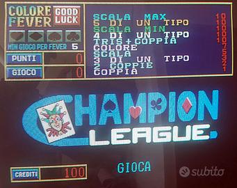 SCHEDA JAMMA VIDEOPOKER CH. LEAGUE