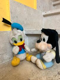 set due pupazzi Disney anni 90, Pippo e Paperino