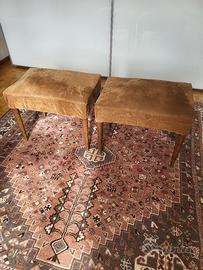 Coppia pouff vintage