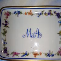 Piattino di Porcellana Decorata "Per 