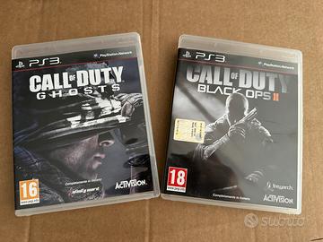 2 Call Of Duty Black Ops 2- Ghosts PS3 videogiochi
