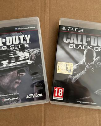 2 Call Of Duty Black Ops 2- Ghosts PS3 videogiochi