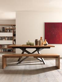 Tavolo massiccio allungabile estensibile