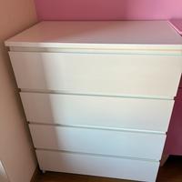 Cassettiera Malm 4 cassetti Ikea