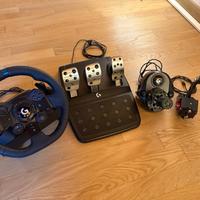 Logitech G923 + cambio con mod + freno a mano
