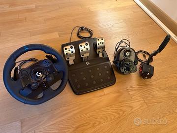 Logitech G923 + cambio con mod + freno a mano