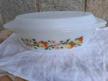 Splendida pirofila originale Arcopal in vetro opal