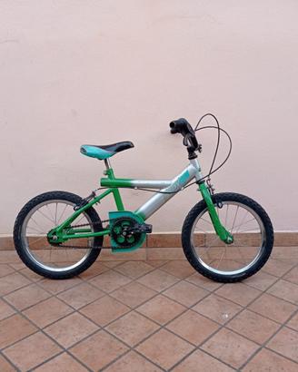 Bicicletta verde bimbo Ø16