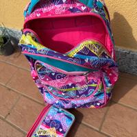 Zaino trolley e astuccio abbinato Seven