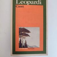 Canti - Giacomo Leopardi - Libro vintage