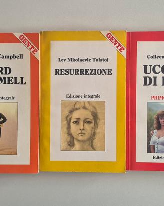 Set di 5 libri, supplementi a numeri di GENTE 1989