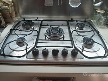 piano cottura 5 fuochi 