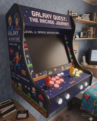 Bartop Arcade Anni 80 90 Retroilluminato