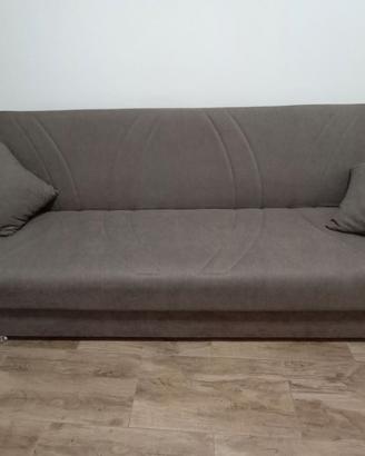 Divano letto 3 posti con ampio vano contenitore