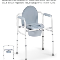 Sedia portatile per anziani