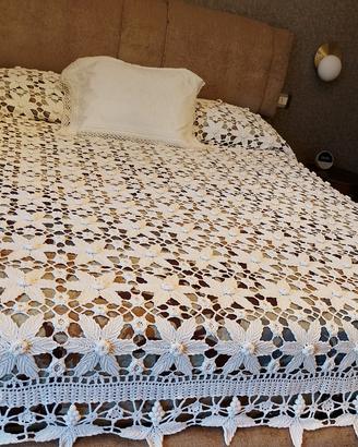 coperta uncinetto fiori 