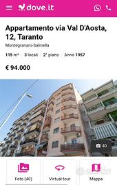 Appartamento Via Val D'Aosta Taranto