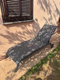 Lettino sdraio da giardino