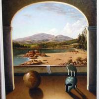 Marco Creatini, olio su tela 60x70