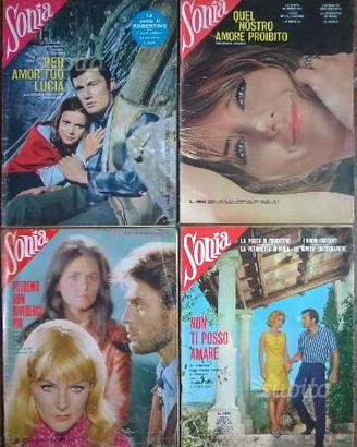 Riviste fotoromanzi - Sonia degli anni 60-70
