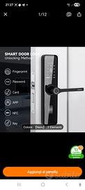 Serratura Smart Wi-Fi con Impronta Digitale