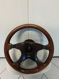 volante della momo in legno di mogano IMMACOLATO.
