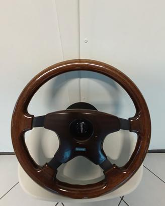 volante della momo in legno di mogano IMMACOLATO.