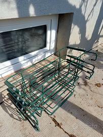 4 porta vasi da ringhiera 