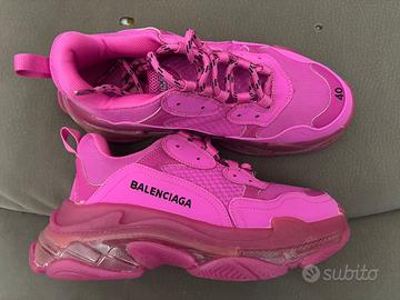 Balenciaga Triple S Rosa Fluo 40EU nuove