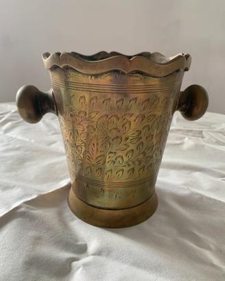 Secchiello ottone portaghiaccio vintage