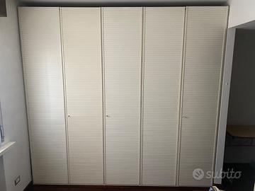 Armadio bianco 5 ante