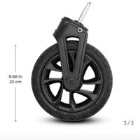 2 ruote anteriori per passeggino Kinderkraft