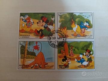 Francobolli Walt Disney - 1972