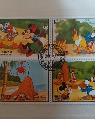 Francobolli Walt Disney - 1972