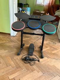 Batteria e microfono Guitar Hero