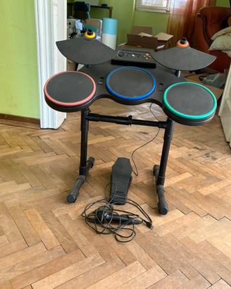 Batteria e microfono Guitar Hero