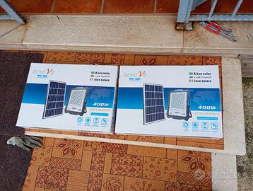 Fari e lampioni energia solare