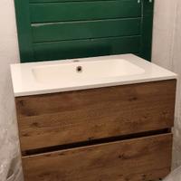 Mobile bagno con lavabo incassato